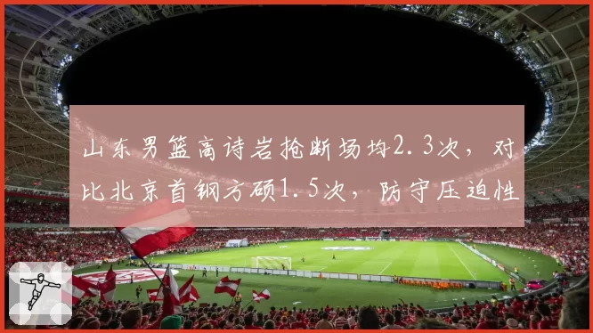 山东男篮高诗岩抢断场均2.3次，对比北京首钢方硕1.5次，防守压迫性如何改变比赛走势？